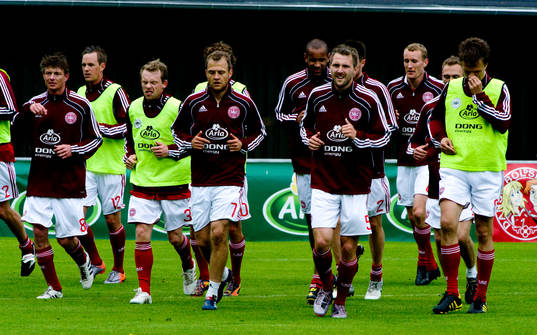 Hela laget "joggar ner"