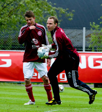 Jon Dahl Thomason och Kim Christensen, målvakt