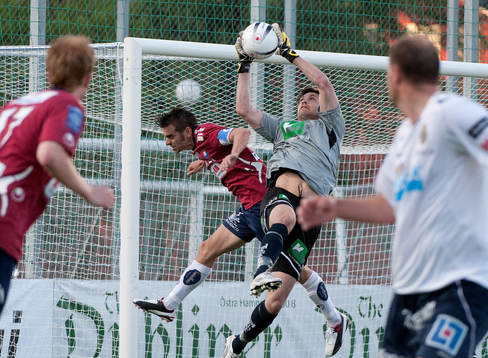 Emil Hedvall, målvakt Gefle. Björn Anklev, Örgryte