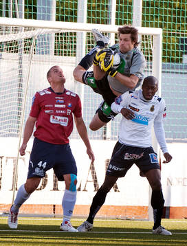 David Leinar, Örgryte. Omar Jawo, Emil Hedvall, målvakt