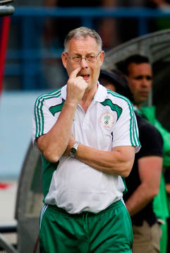 Lars Lagerbäck, förbundskapten Nigeria
