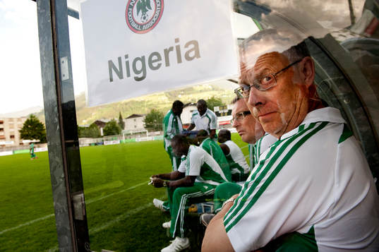 Lars Lagerbäck, förbundskapten Nigeria