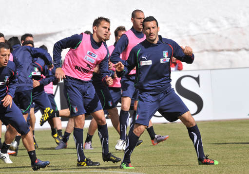 Domenico Criscito och Gianluca Zambrotta