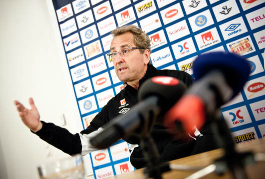 Presskonferens med Erik Hamrén, förbundskapten