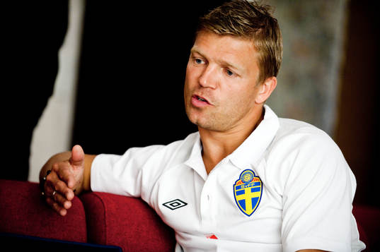 Presskonferens med Marcus Allbäck, assisterande tränare