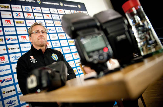 Presskonferens med Erik Hamrén, förbundskapten
