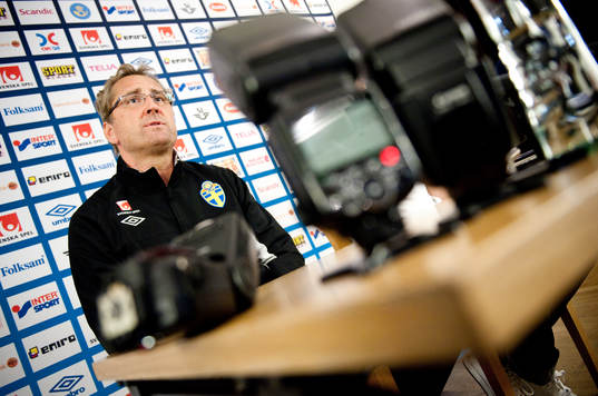 Presskonferens med Erik Hamrén, förbundskapten