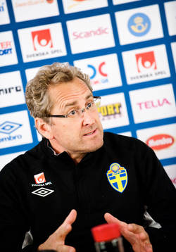 Presskonferens med Erik Hamrén, förbundskapten