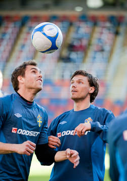 Johan Elmander och Marcus Berg