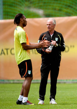 Didier Drogba, Sven-Göran Eriksson, förbundskapten