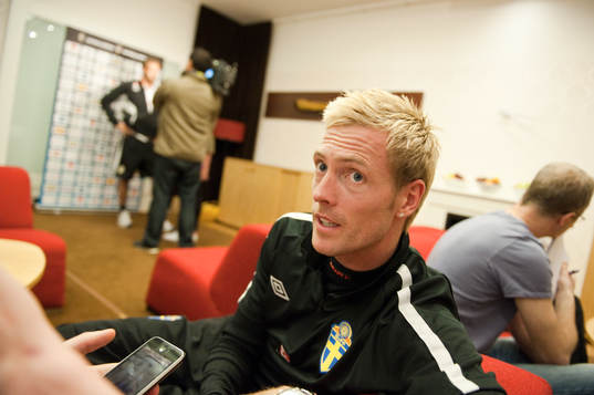 Presskonferens. Christian Wilhelmsson