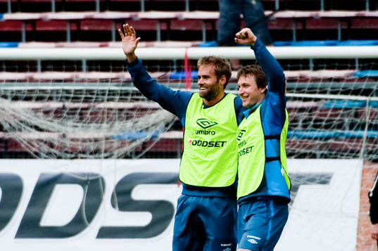 Olof Mellberg och Kim Källström
