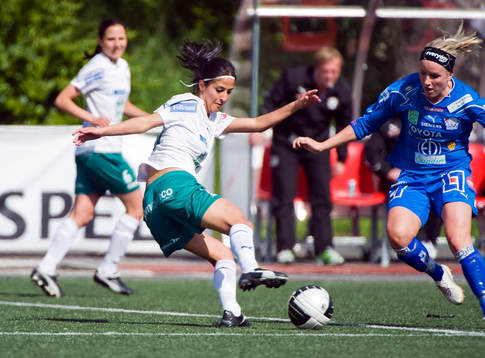 Nazanin Vaseghpanah, Hammarby och Petra Larsson, Linköping