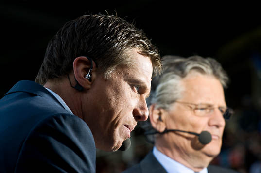 Ola Wenström och Bosse Petersson, kommentator