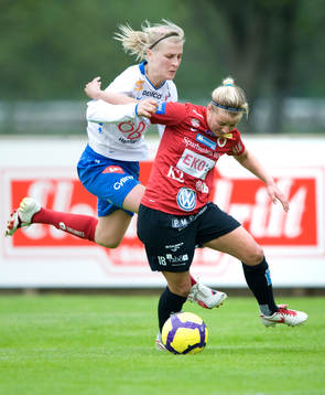Sanna Talonen, Örebro, har hamnat bakom Gudny Björk
