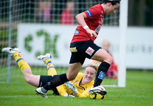 Kristin Hammarström, målvakt, Örebro mot Antonia