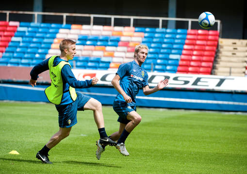 Oscar Wendt och Christian Wilhelmsson