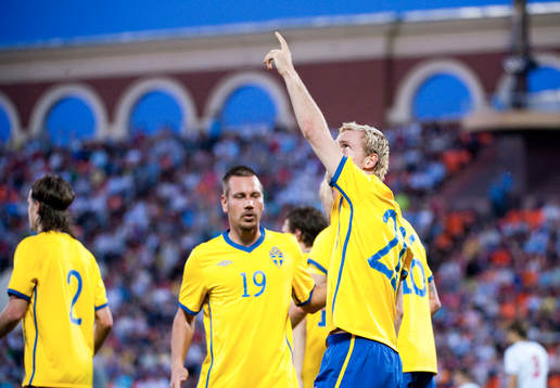 Marcus Lantz och Christian Wilhelmsson, glädje, jubel