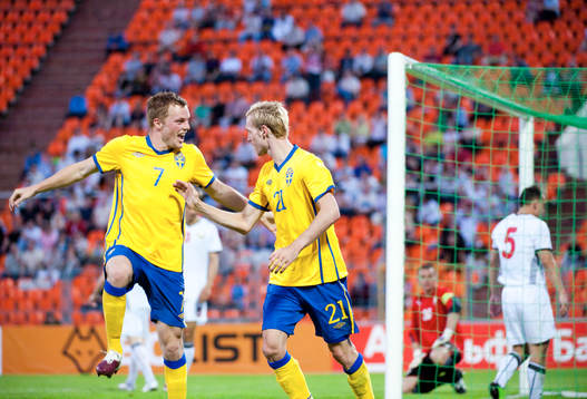 Sebastian Larsson och Christian Wilhelmsson, Sverige,