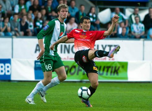 Tobias Holmqvist, Hammarby och Yousef Fakhro, Trelleborg