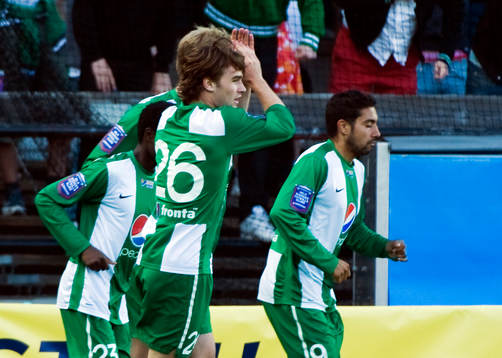 Simon Helg, Hammarby, jubel