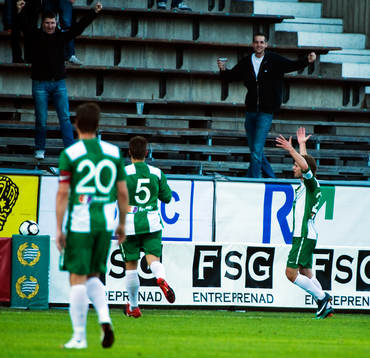 Simon Helg, Hammarby, jubel