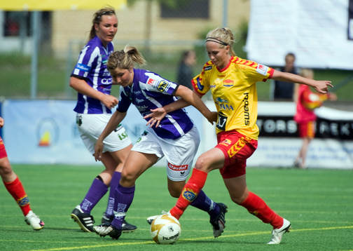 Elin Carlsson, Jitex och Line Röddik Hansen, Tyresö
