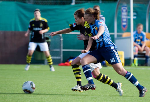 Hanna Folkesson, AIK och Matilda Rosqvist, Djurgården