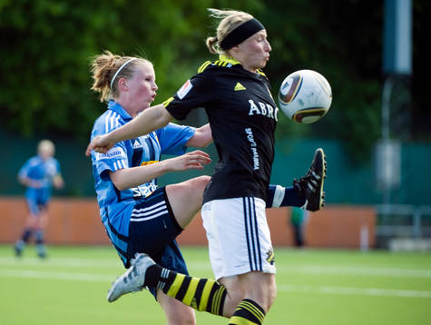Matilda Mörn, Djurgården och Sofia Simonsson, AIK