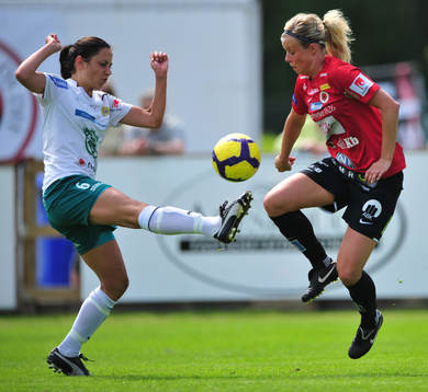 Lena Andersson, Hammarby och Sofie Andersson, Kristianstad