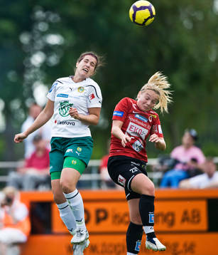 Therese Brogårde, Hammarby och Margret Lara Vidarsdottir,