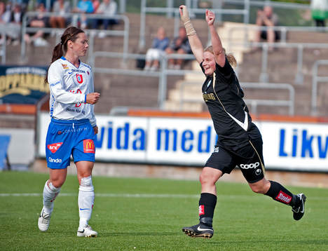Fotboll, dam, Damallsvenskan, Kopparbergs/Göteborg -