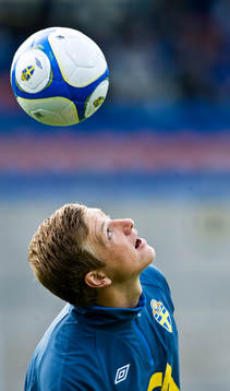 Joel Ekstrand, nick, uppvärmning, boll