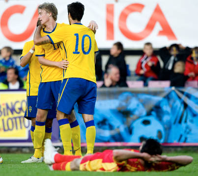 2-0, Rasmus Jönsson, jubel, Montenegro depp