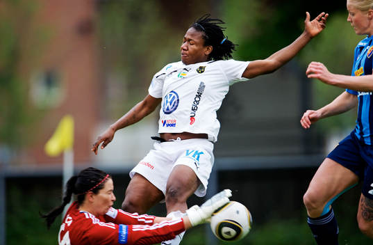 Fotboll, Svenska cupen, dam, kvartsfinal, Djurgården -