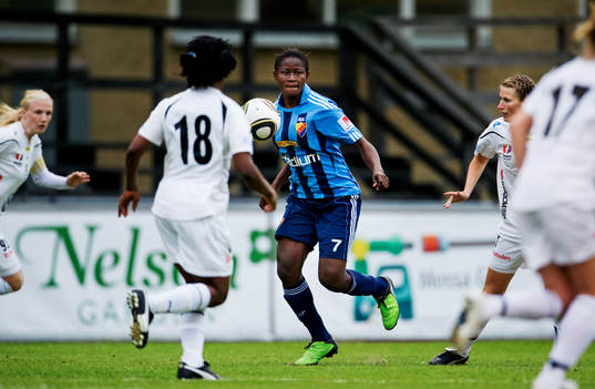Fotboll, Svenska cupen, dam, kvartsfinal, Djurgården -