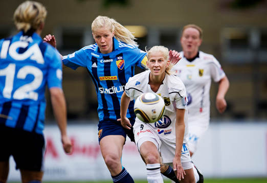 Fotboll, Svenska cupen, dam, kvartsfinal, Djurgården -