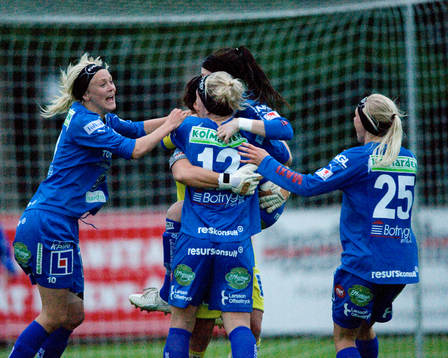 Sofia Lundgren, målvakt, Linköping och Josefine Öqvist