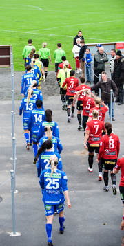 Inmarsch, spelarentré