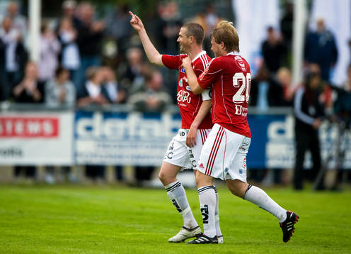 Tobias Solberg och Christoffer Wiktorsson, glädje, jubel