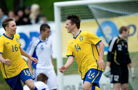 Nikola Zivanovic och Marcus Johansson, glädje, jubel