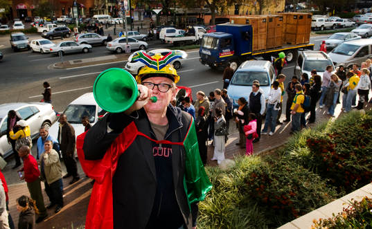 Lasse Anrell, Aftonbladet på plats i Johannesburg