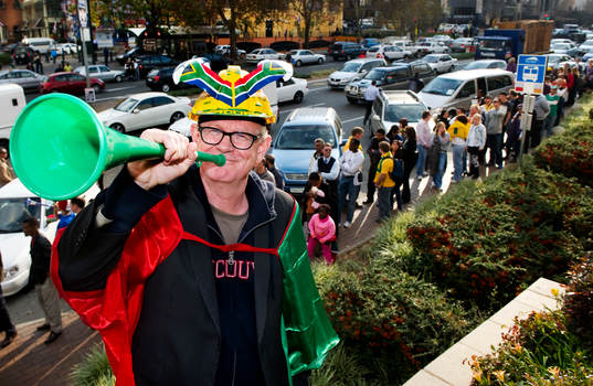 Lasse Anrell, Aftonbladet på plats i Johannesburg