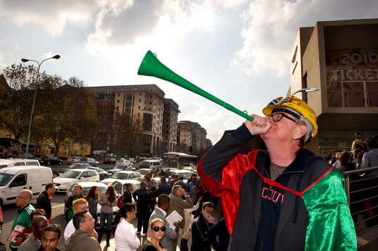 Lasse Anrell, Aftonbladet på plats i Johannesburg