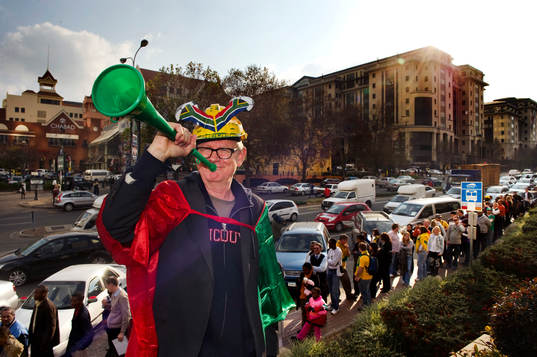 Lasse Anrell, Aftonbladet på plats i Johannesburg