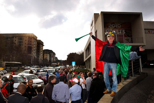 Lasse Anrell, Aftonbladet på plats i Johannesburg