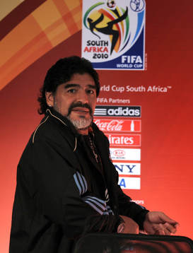 Diego Armando Maradona, förbundskapten Argentina