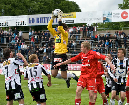 Peter Karlsson, målvakt, Landskrona