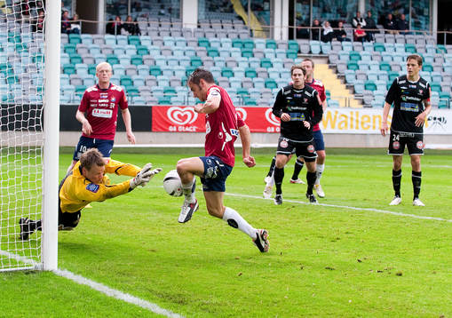 Björn Anklev, Örgryte, Tobias Wennergren, målvakt