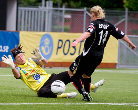 Fotboll, dam, Damallsvenskan, Kopparbergs/Göteborg -